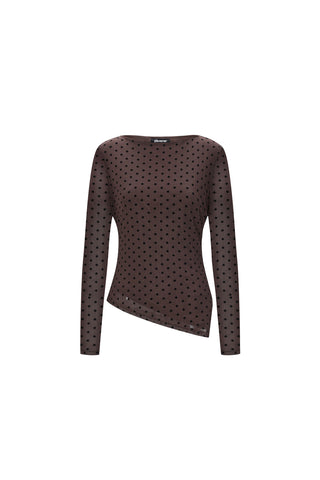 Polka moment top