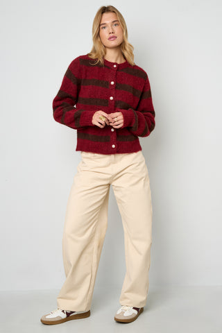 Candy stripe cardigan