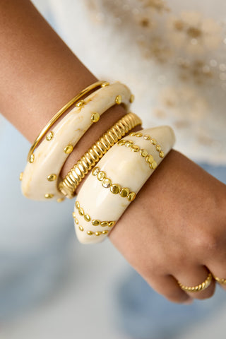 Rebel charm bangle