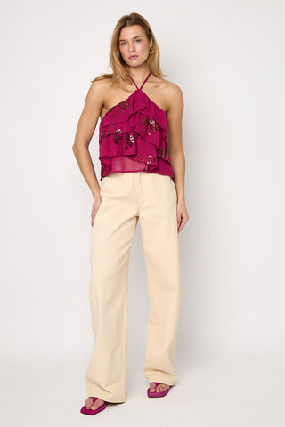 Exotic summer top