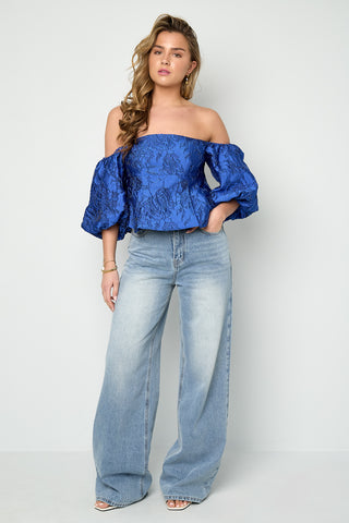 Iconic wide leg jeans
