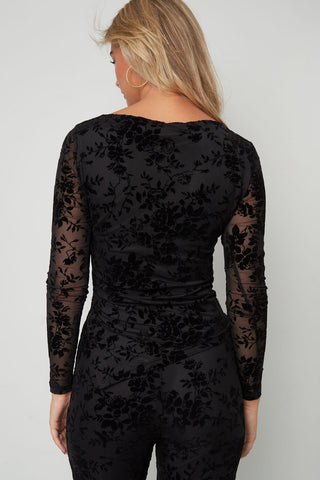 Noir flower top