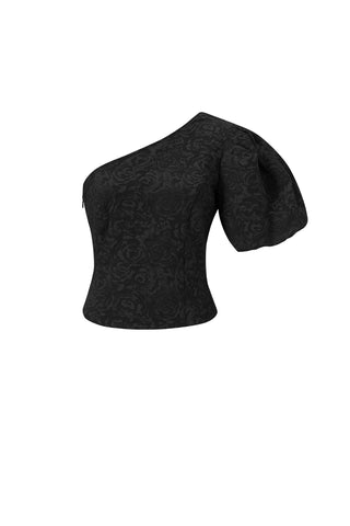 Roses one shoulder top