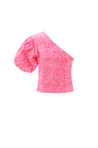 Roses one shoulder top