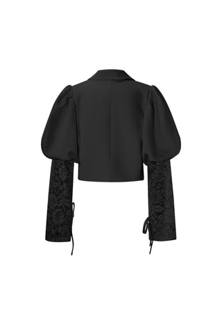 Blazer lace sleeves