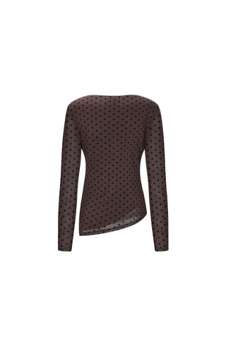 Polka moment top