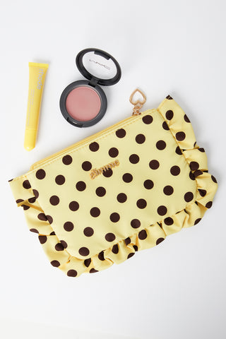Make-up tasjes met stippen, eenvoudig, polyester, dagelijkse accessoires