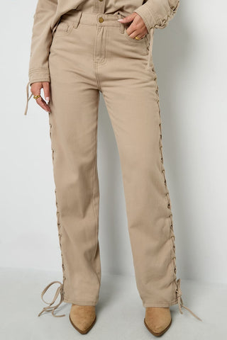 Laced with love jeans