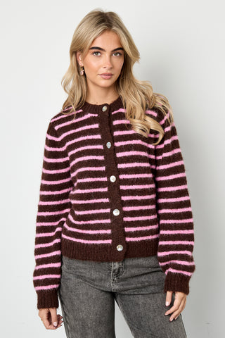 Sweet stripe cardigan