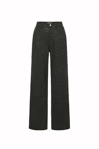 Glanzende denim jeans