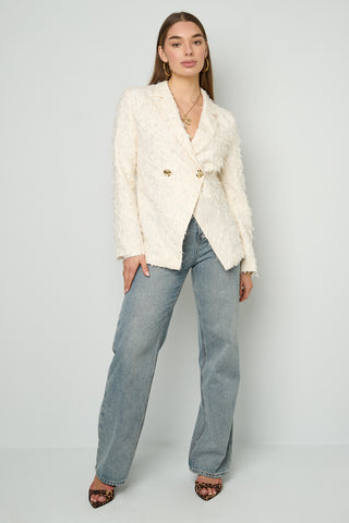Blazer met textuur